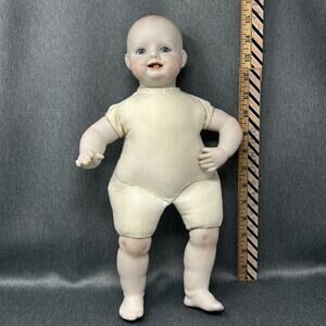 Vintage Georgene Averill Bonnie Babe Doll 1005/3652 Germany Bisque Porcelain 15"